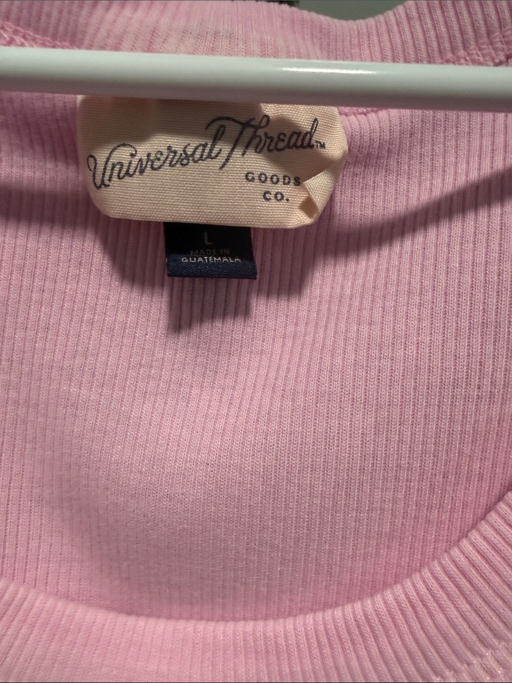 Universal Thread Pink Ribbed Tank Top - Picture 3 of 3